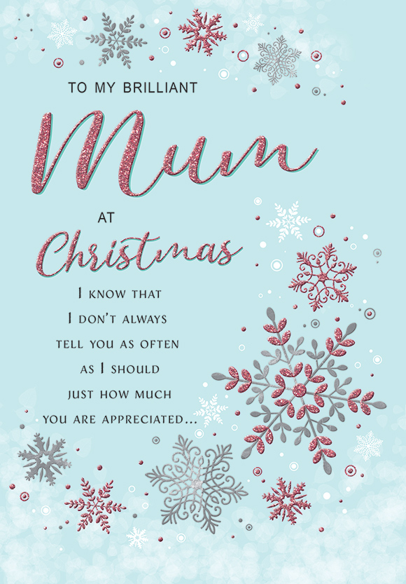 Regal 6 Pack C75 Cards Christmas Mum