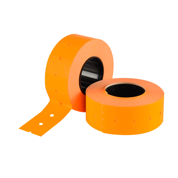 Lynx Removable Label Fluoro Orange 21x12mm