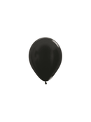 Sempertex Metallic Black 5" Latex Balloons 50pk