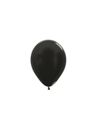 Sempertex Metallic Black 5" Latex Balloons 50pk