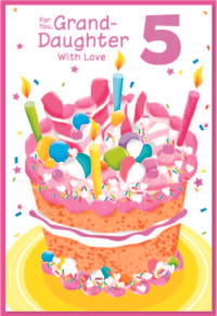 Simon Elvin C50 Birthday Age 5 Granddaughter 6pk