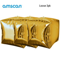 Cubez Gold 15" Foil Balloon 3pk