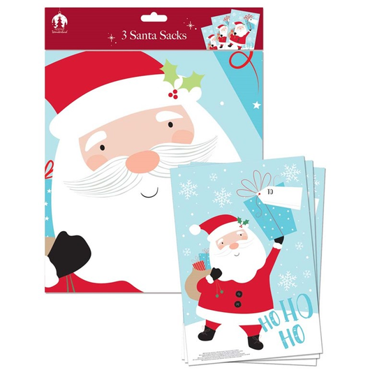Tallon 3 Pack Santa Sacks Christmas