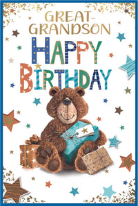 Simon Elvin C75 Birthday Great-Grandson 6pk
