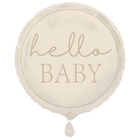 Unique Foil Balloon Hello Baby 18"