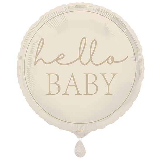 Unique Foil Balloon Hello Baby 18"