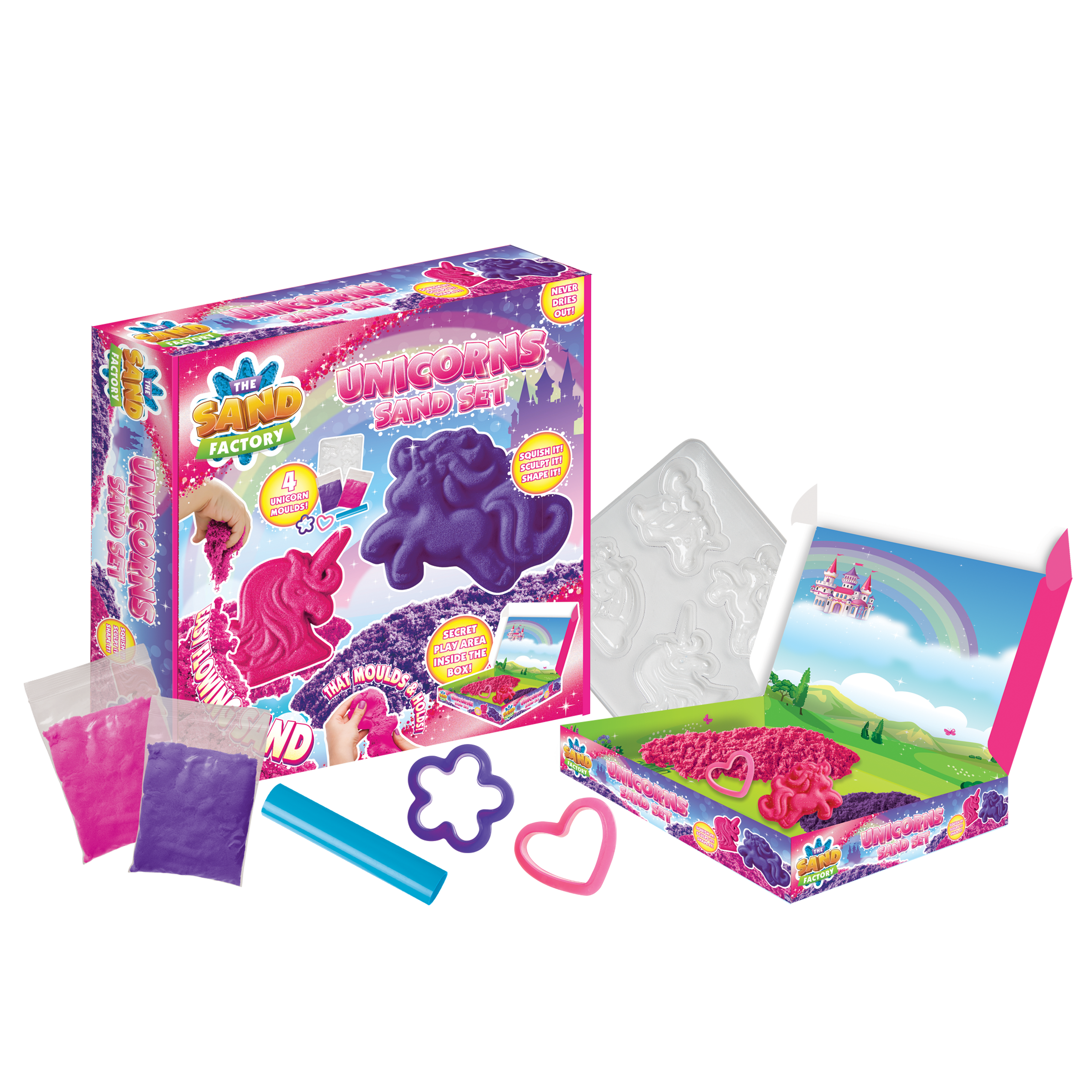 Nixy Moulding Sand Playset Unicorn
