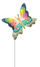 Anagram Foil Balloon Satin Blue Butterfly 14