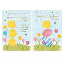 Poppyhill 12-pack C50 Easter Godson greeting cards featuring colorful Easter-themed designs and heartfelt messages.