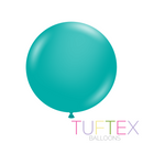 Tuftex 24" Designer Teal Blue Latex Blln 25Pk