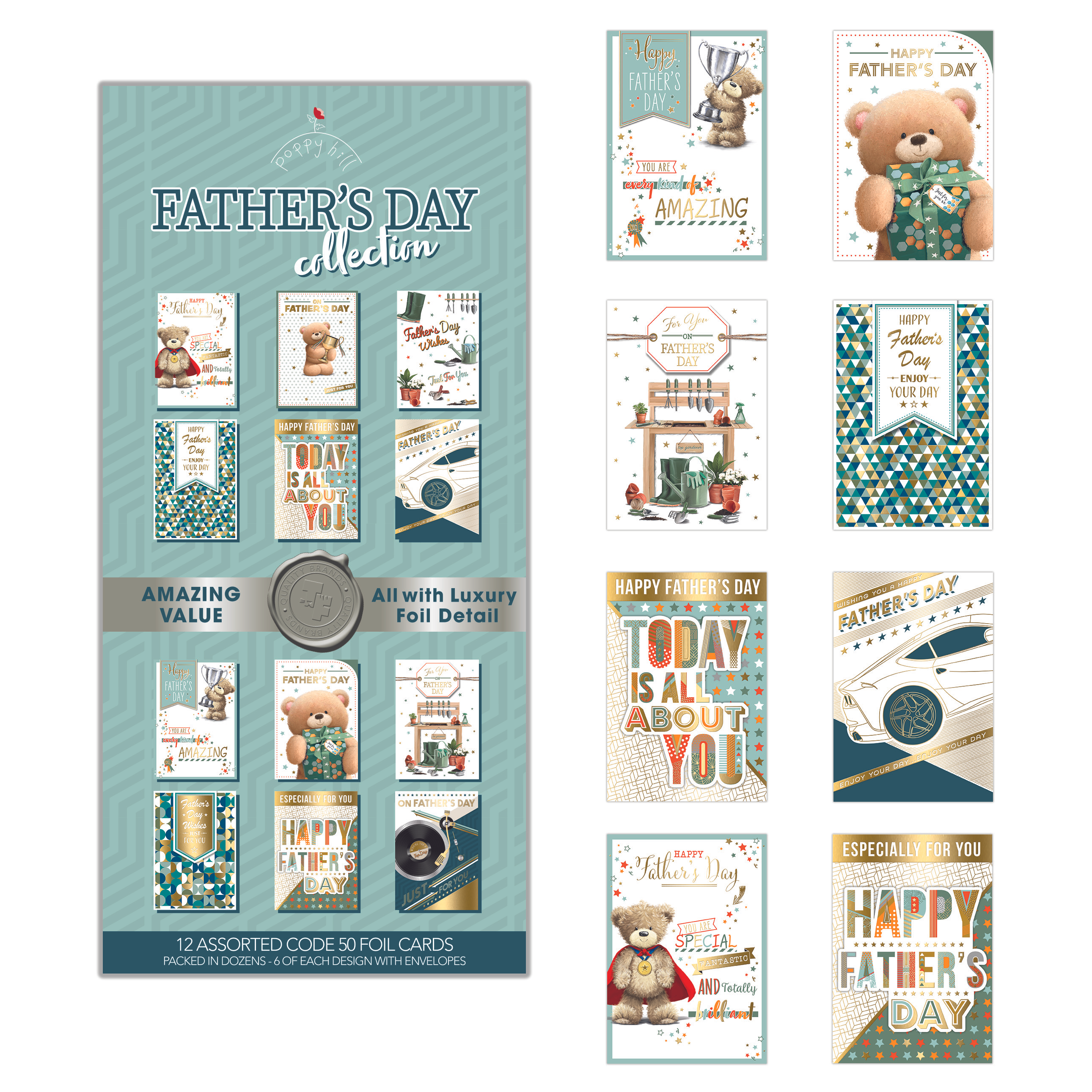 Poppyhill C50 Father's Day 12x12pk
