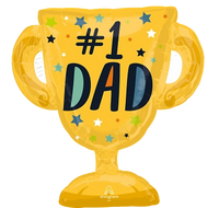 Anagram Foil Balloon #1 Dad Trophy 27