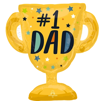 Anagram Foil Balloon #1 Dad Trophy 27