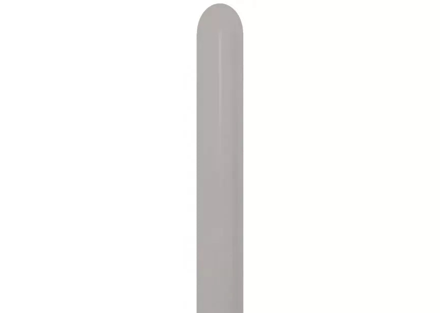 Sempertex Latex Modelling Nozzle Up Grey 360, a flexible tool for precise latex crafting, shown in close-up view.