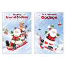 Poppyhill 12 Pack Cards C50 Christmas Godson
