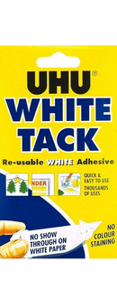 UHU White Tack Reusable Adhesive 62g
