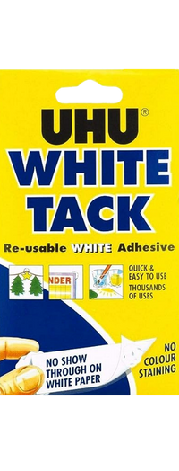 UHU White Tack Reusable Adhesive 62g