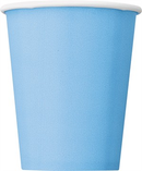 Unique 14 Pack Cups Light Powder Blue 9oz
