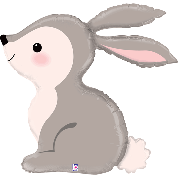 Cute Woodland Bunny Rabbit 31" Foil Balloon
