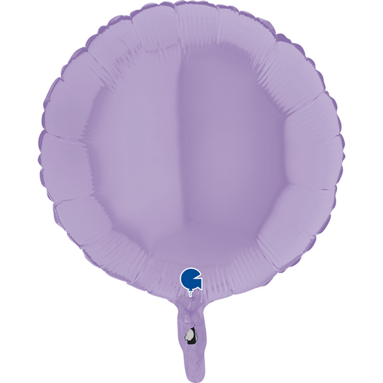 Grabo Foil Balloon Matte Pastel Lilac Round 18"