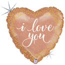 Valentine Grabo 18" Rose Gold Love Foil Balloon