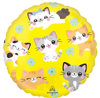 Anagram Kawaii Kitty Balloon 18" Foil Balloon