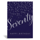Prelude Pzazzle C50 Birthday Age 70 6pk