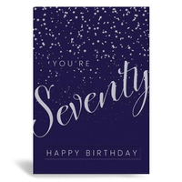 Prelude Pzazzle C50 Birthday Age 70 6pk