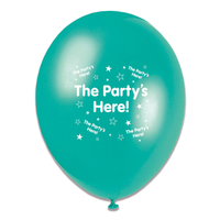 Tiger Feet The Party's Here 10" Latex 6x8pk