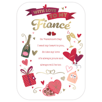 Prelude 6 Pack Cards Valentine's Day C90 Fianc