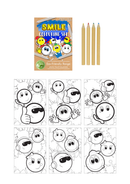 Henbrandt Colouring Set & Pencils Smile A6