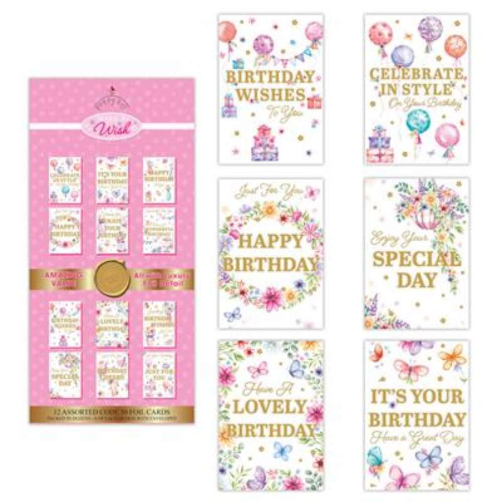 Poppyhill C50 Birthday Female 12x12pk
