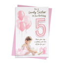 Prelude C75 Birthday Age 5 Sister 6pk