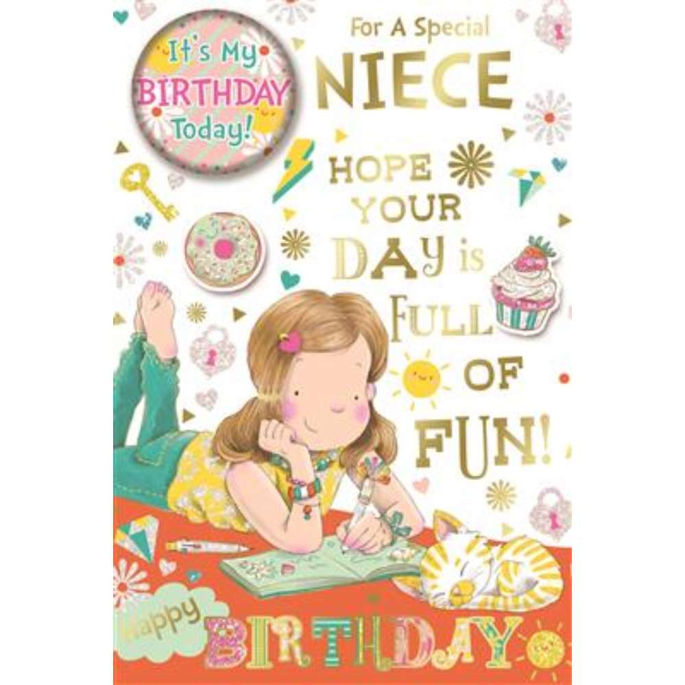 Xpress Yourself C75 Birthday Niece 6pk