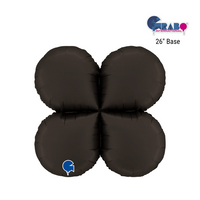 Grabo Satin Black Round 26" Balloon Base Base