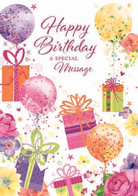 Simon Elvin 6 Pack Cards C50 Everyday Birthday