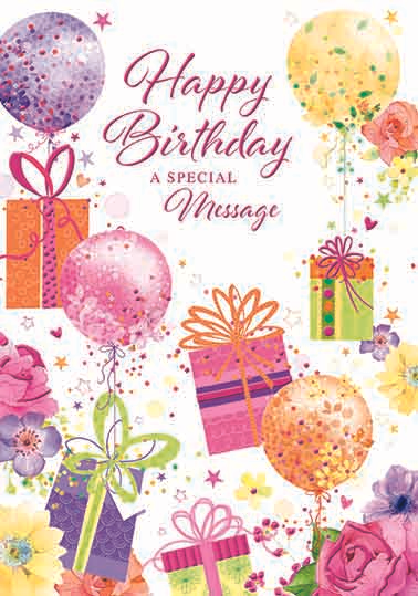 Simon Elvin 6 Pack Cards C50 Everyday Birthday