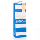 Tiger Feet Gift Bag Navy Stripe Bottle 6pk