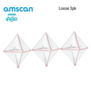 Rose Gold Trim Anglez 25" Foil Balloon Loose 3pk