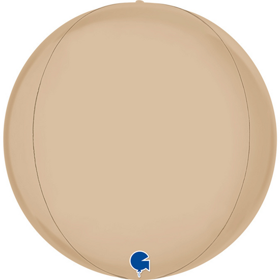 Grabo Foil Balloon Satin Cream Globe 15"