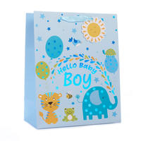 Tiger Feet Gift Bag Giraffe Boy Extra Large 6pk