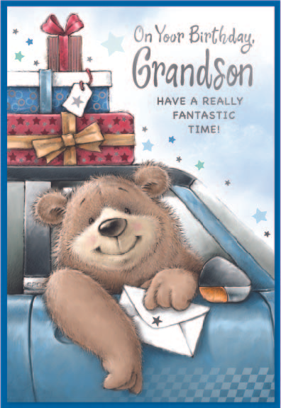 Simon Elvin 6 Pack Cards C50 Birthday Grandson