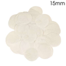 Confetti Round Bio-Degradable 15mm 14g White