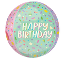 Anagram Ice Cream Party 15" Orbz Balloon