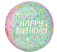 Anagram Ice Cream Party 15" Orbz Balloon