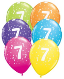 Age 7 Latex 11" Balloons 6pk