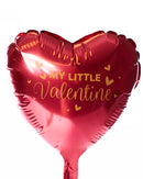 Tri Foil Balloon Valentines Heart 9-inch foil balloon with red and pink heart design for celebrations and special occasions.
