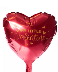 Tri Foil Balloon Valentines Heart 9-inch foil balloon with red and pink heart design for celebrations and special occasions.