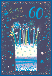 Simon Elvin 6 Pack Cards C50 Birthday Age 60
