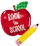 Anagram Foil Balloon Back To School Apple 28